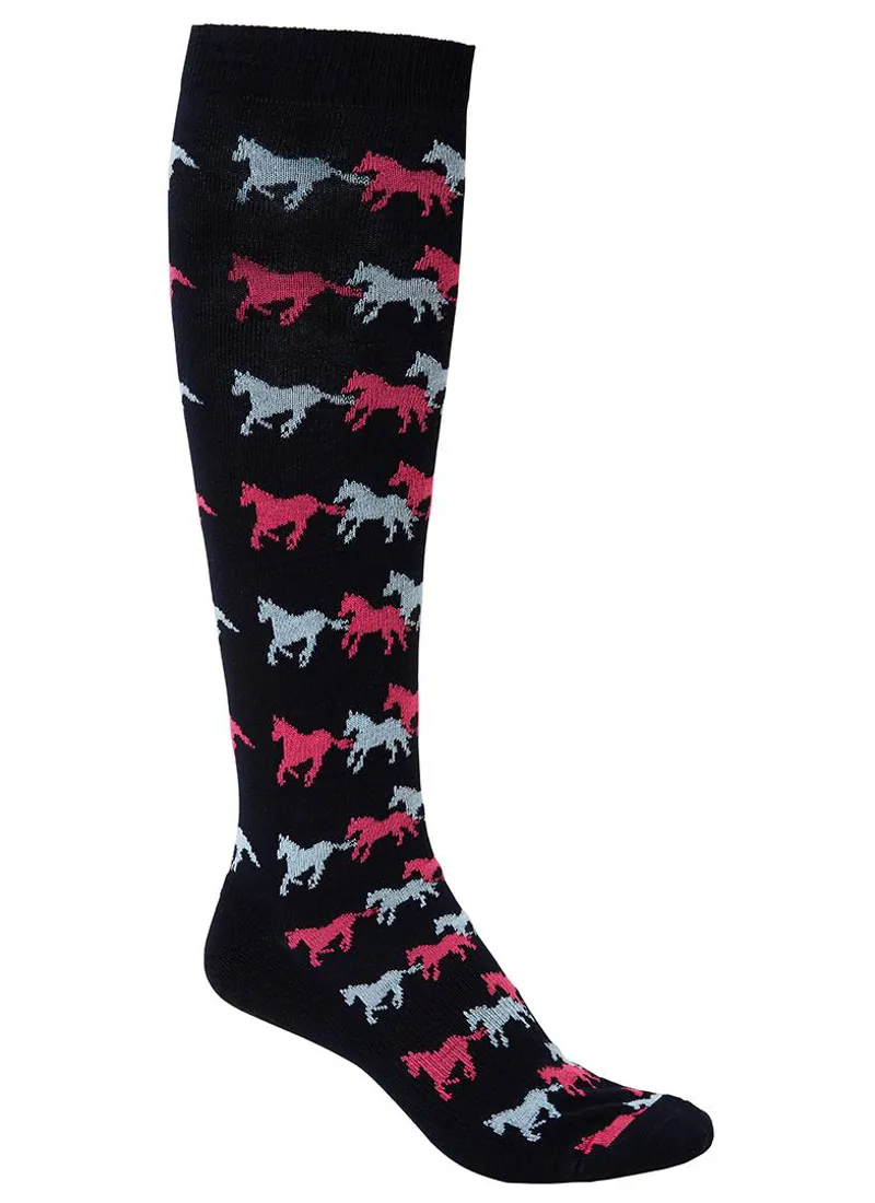 Mountain Horse Running Horse Junior Sock - Navy